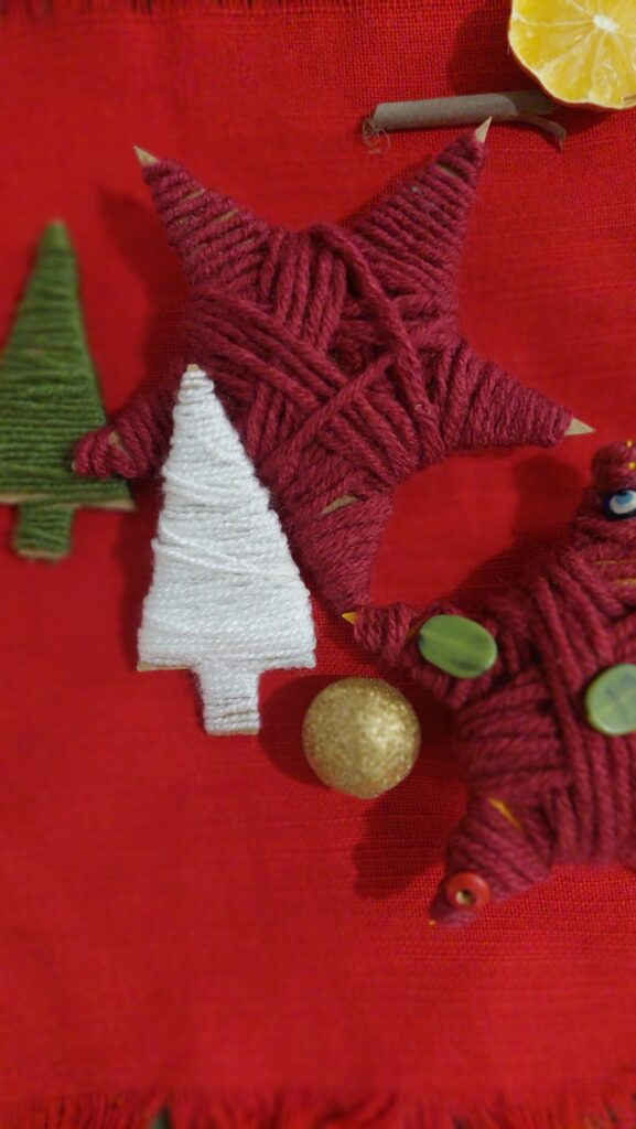 nachhaltiges Weihnachtsbasteln mit Naturmaterialien